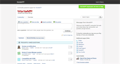 Desktop Screenshot of community.worldapp.com